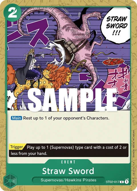 Straw Sword - One Piece Card Game card