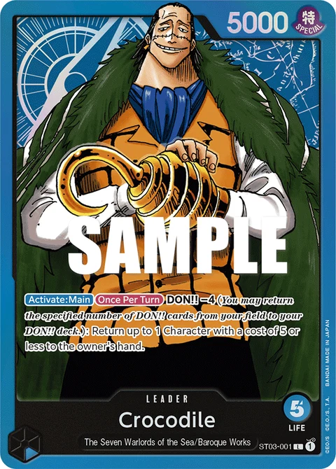 Crocodile - One Piece Card Game card
