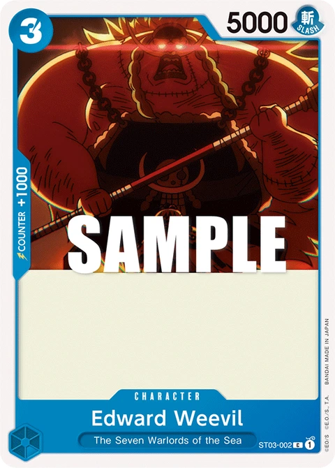 Edward Weevil - One Piece Card Game card