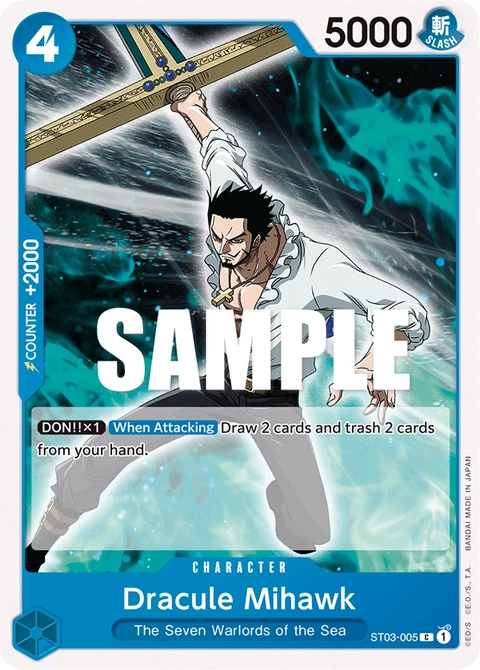 Dracule Mihawk - One Piece Card Game card
