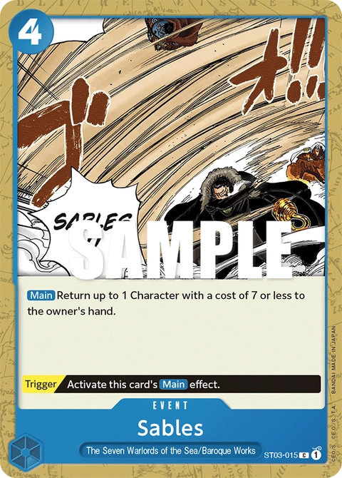 Sables - One Piece Card Game card