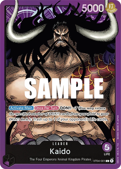 Kaido - One Piece Card Game card