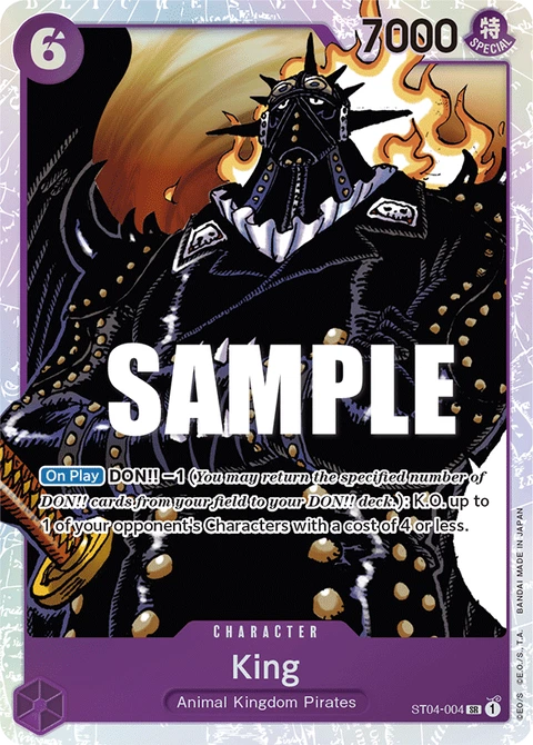 King - One Piece Card Game card