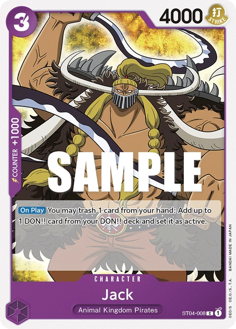 Jack - One Piece Card Game card