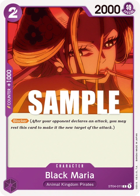 Black Maria - One Piece Card Game card