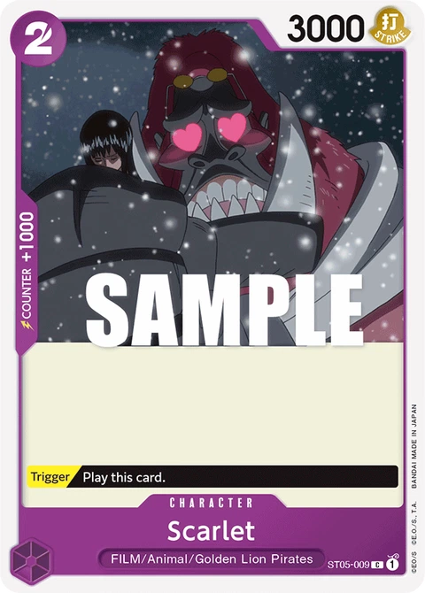 Scarlet - One Piece Card Game card