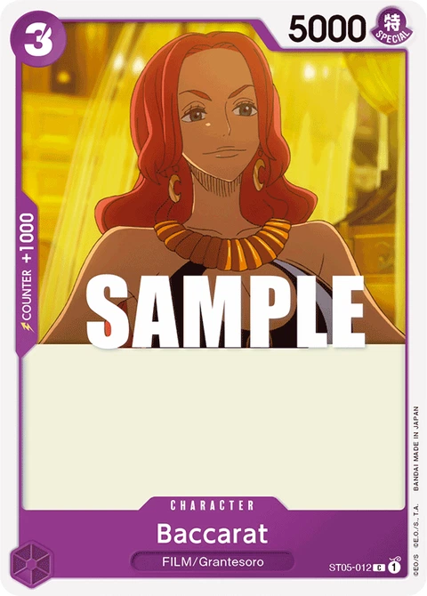 Baccarat - One Piece Card Game card