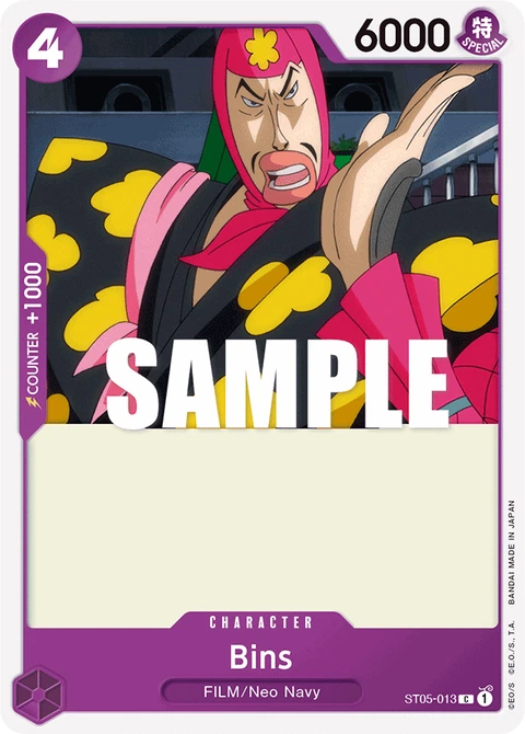 Bins - One Piece Card Game card