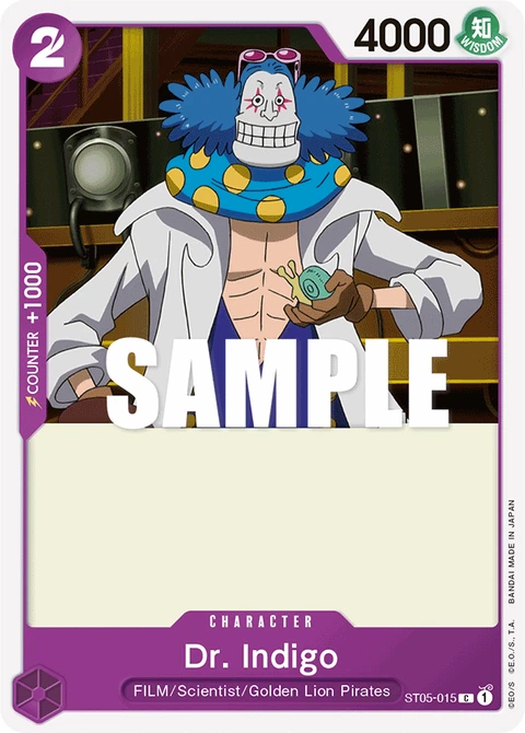 Dr. Indigo - One Piece Card Game card