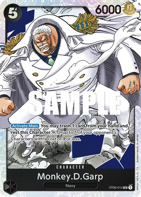 Monkey.D.Garp - One Piece Card Game card