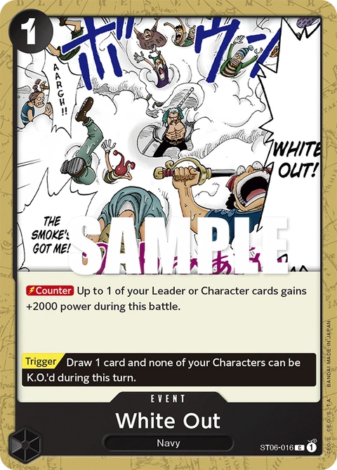 White Out - One Piece Card Game card