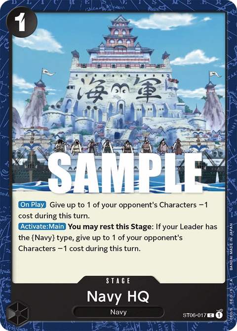 Navy HQ - One Piece Card Game card