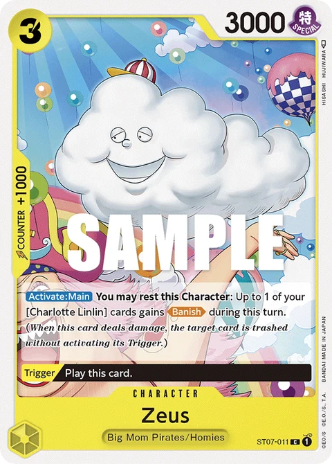 Zeus - One Piece Card Game card