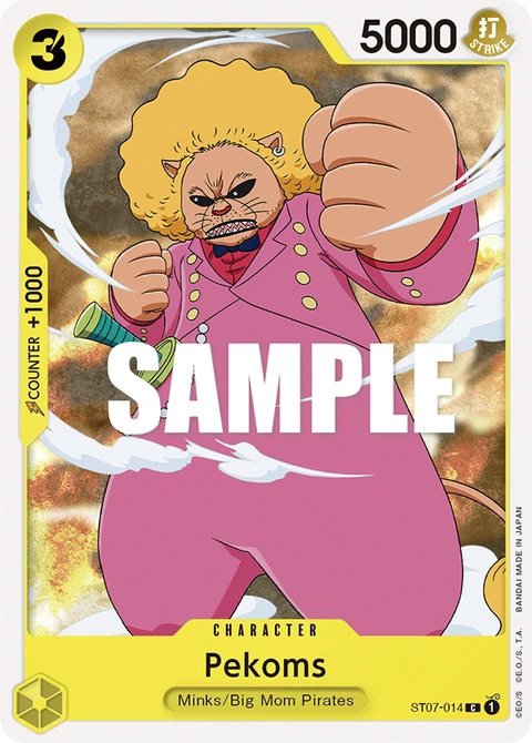 Pekoms - One Piece Card Game card