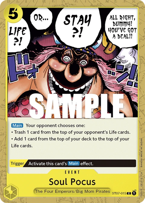 Soul Pocus - One Piece Card Game card