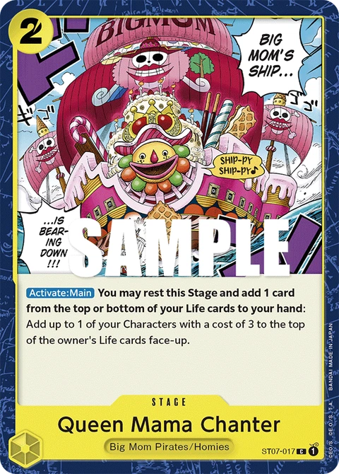 Queen Mama Chanter - One Piece Card Game card