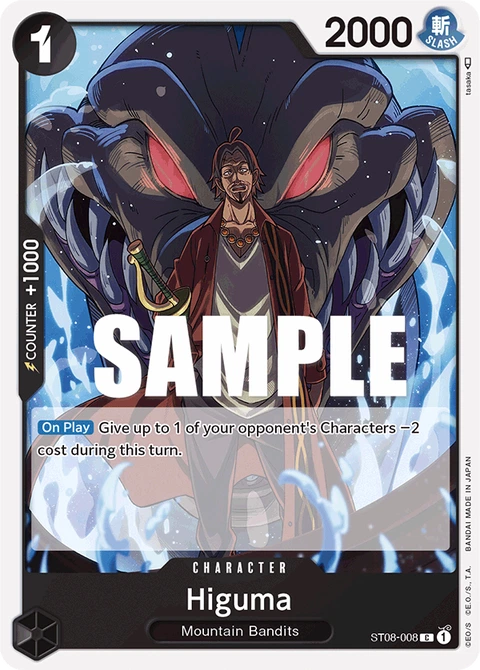 Higuma - One Piece Card Game card