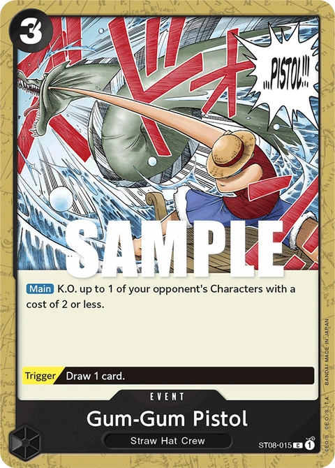 Gum-Gum Pistol - One Piece Card Game card