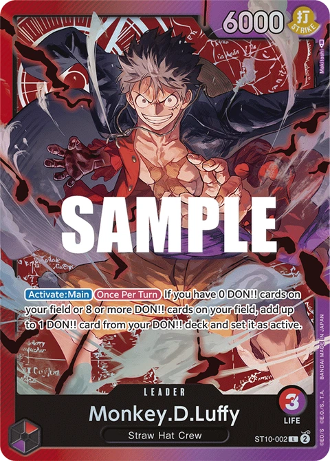 Monkey.D.Luffy, One Piece Card Game Leader