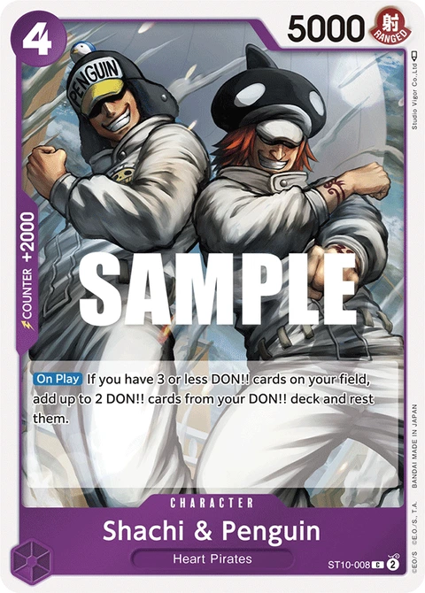 Shachi & Penguin - One Piece Card Game card