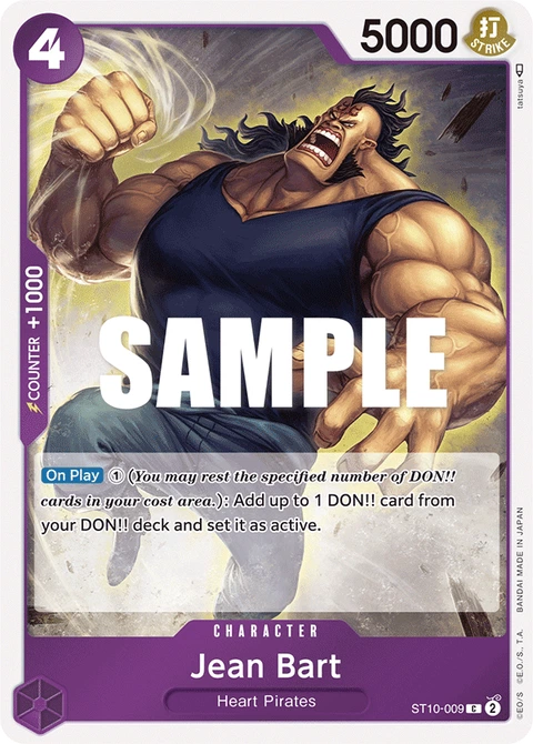 Jean Bart - One Piece Card Game card