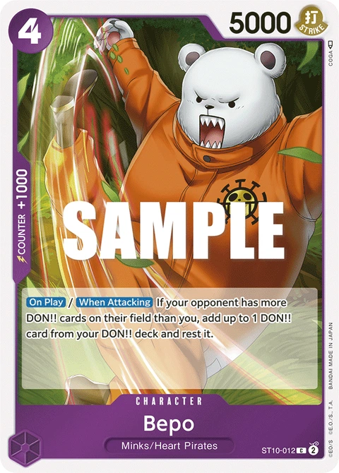 Bepo - One Piece Card Game card