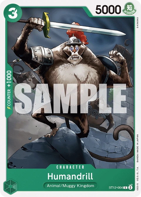 Humandrill - One Piece Card Game card