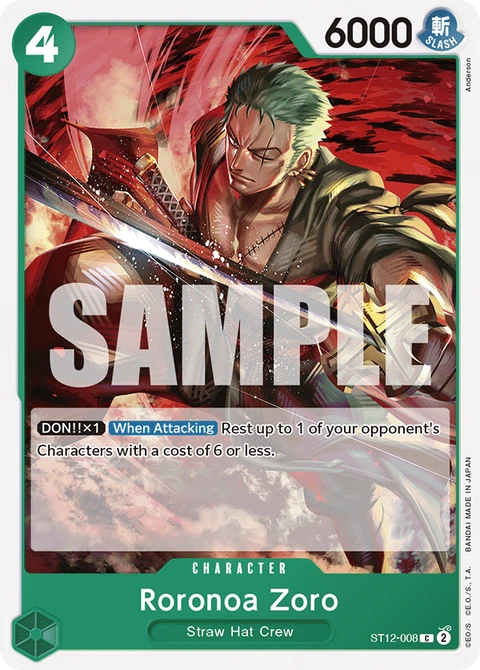 Roronoa Zoro - One Piece Card Game card