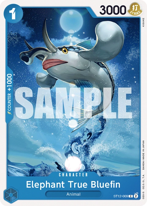 Elephant True Bluefin - One Piece Card Game card