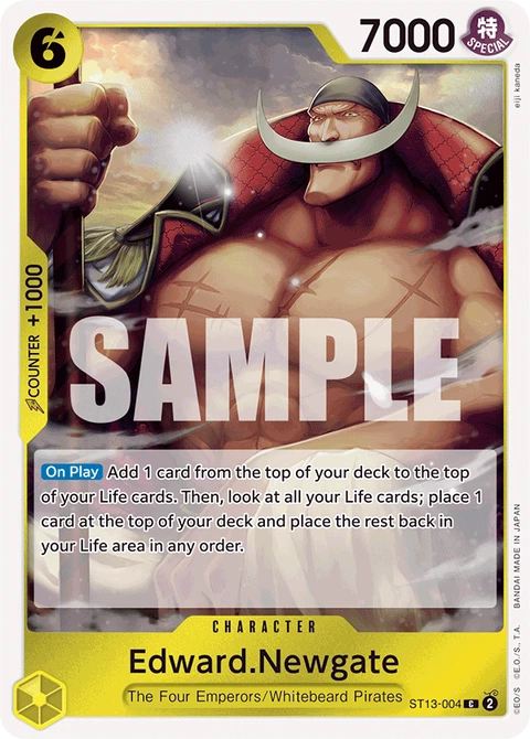 Edward.Newgate - One Piece Card Game card