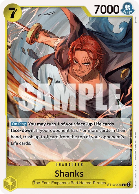 Shanks - One Piece Card Game card