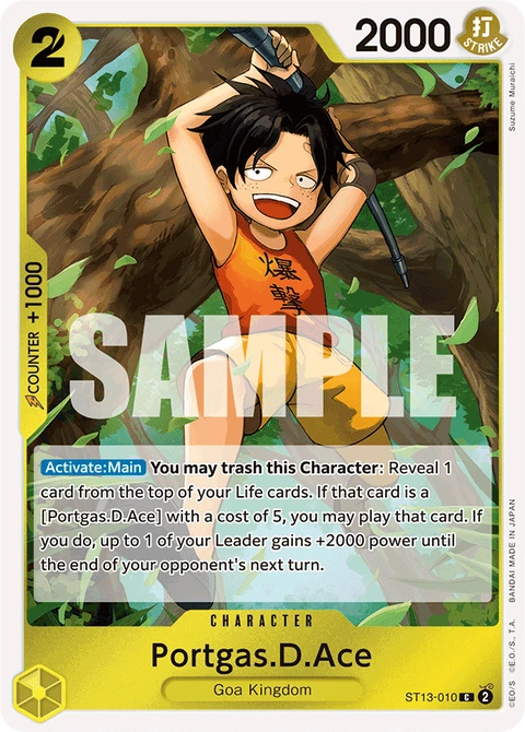 Portgas.D.Ace - One Piece Card Game card