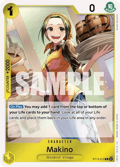 Makino - One Piece Card Game card