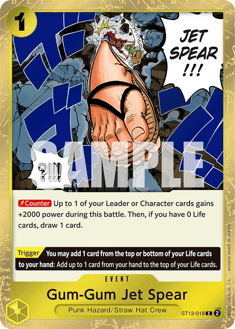 Gum-Gum Jet Spear - One Piece Card Game card