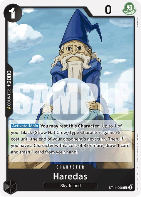 Haredas - One Piece Card Game card