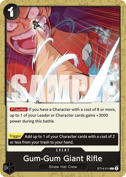 Gum-Gum Giant Rifle - One Piece Card Game card