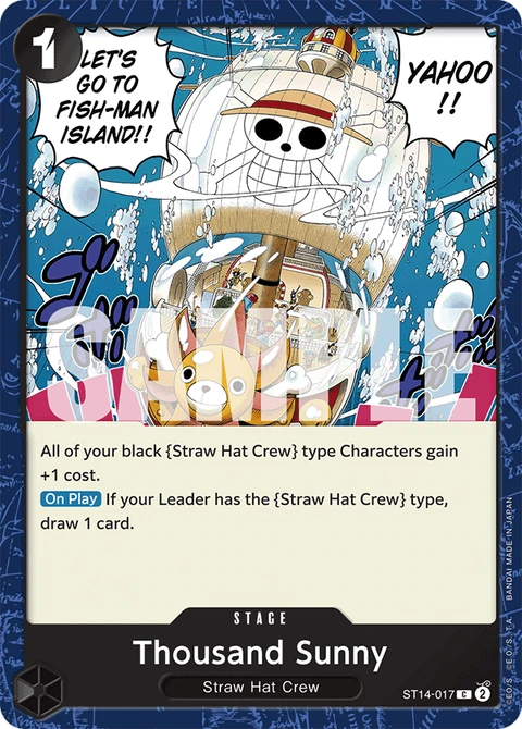 Thousand Sunny - One Piece Card Game card