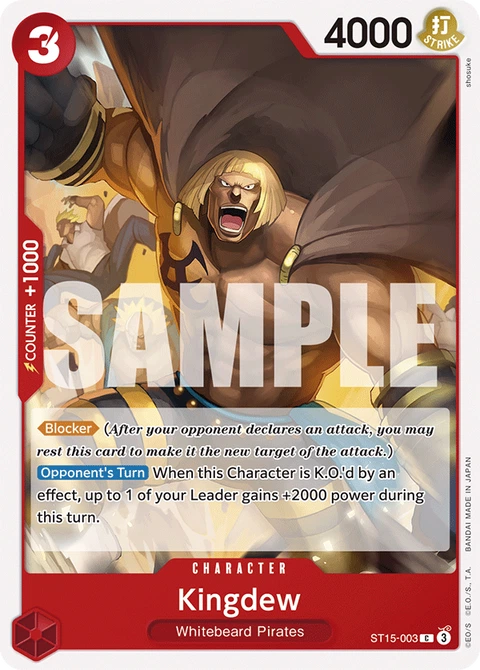 Kingdew - One Piece Card Game card