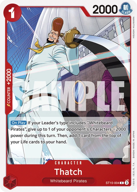 Thatch - One Piece Card Game card