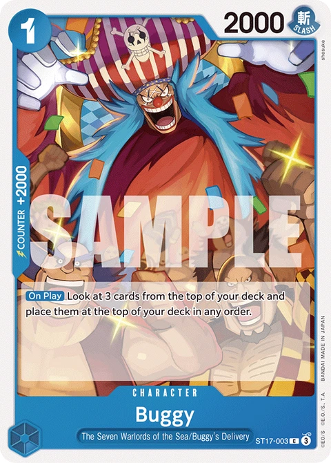 Buggy - One Piece Card Game card