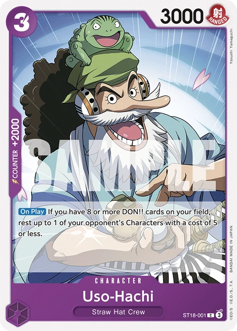 Uso-Hachi - One Piece Card Game card
