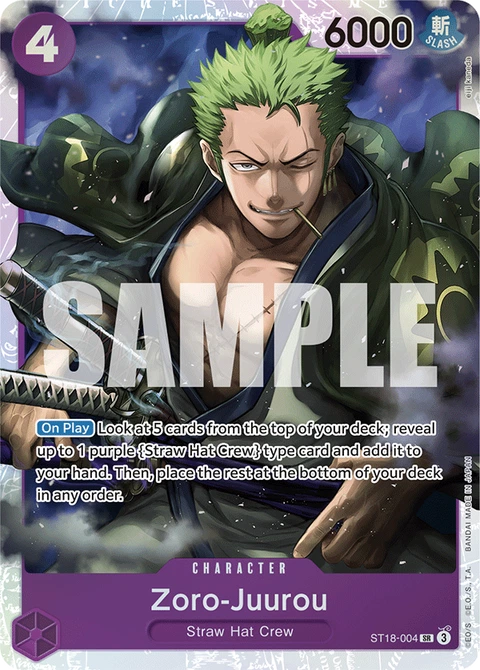 Zoro-Juurou - One Piece Card Game card