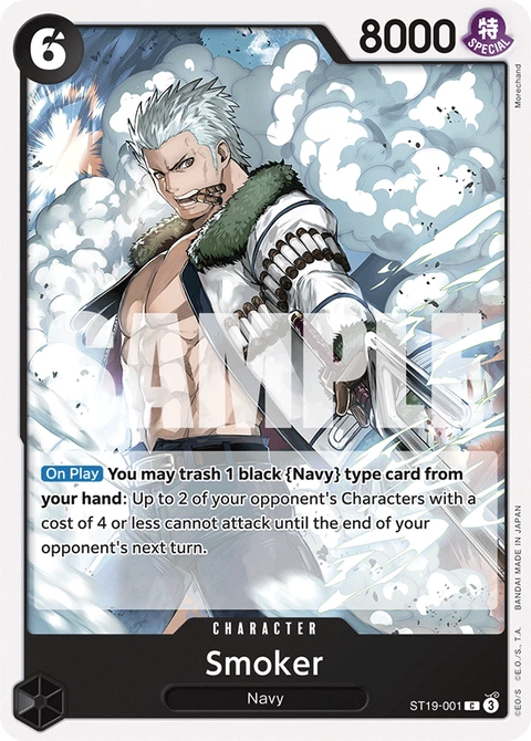 Smoker - One Piece Card Game card