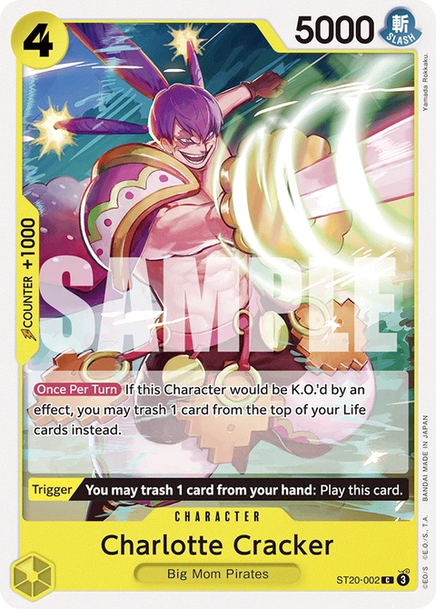 Charlotte Cracker - One Piece Card Game card
