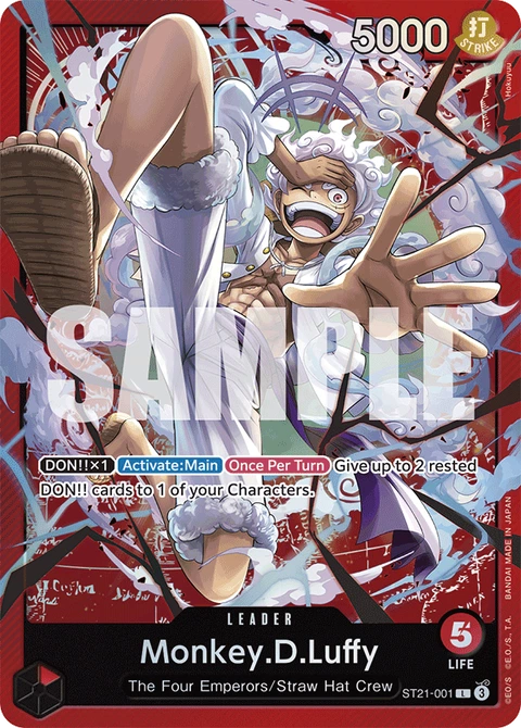 Monkey.D.Luffy, One Piece Card Game Leader