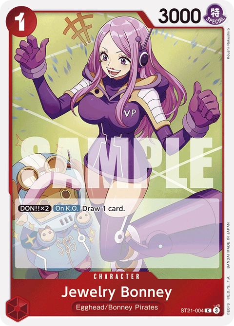 Jewelry Bonney - One Piece Card Game card