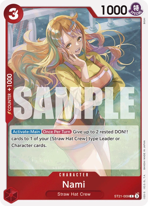 Nami - One Piece Card Game card