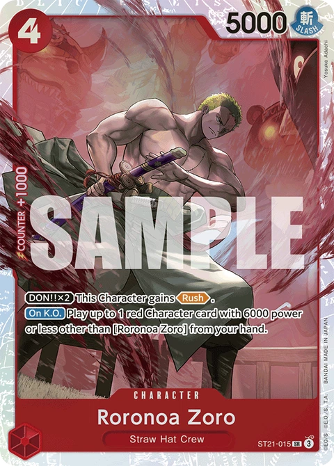 Roronoa Zoro - One Piece Card Game card