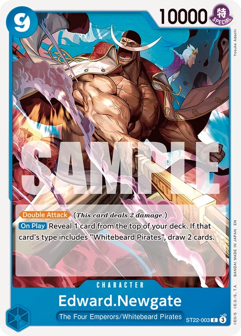 Edward.Newgate - One Piece Card Game card