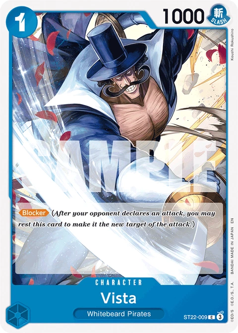 Vista - One Piece Card Game card